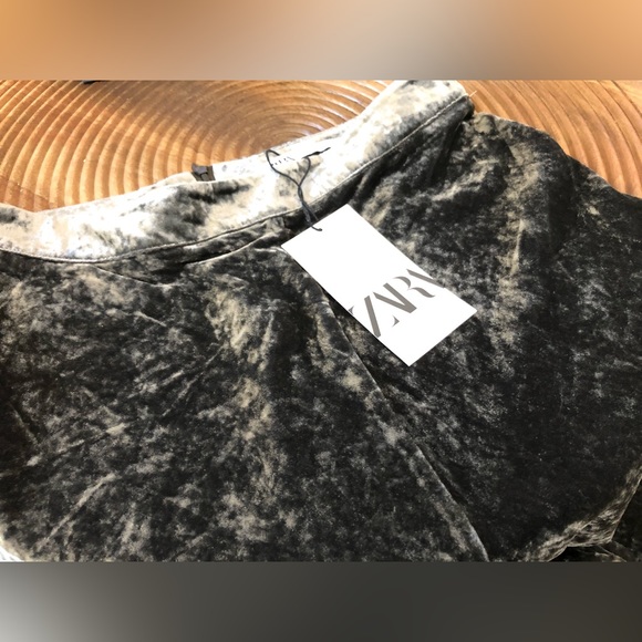 Zara midi velvet skirt - Picture 4 of 4